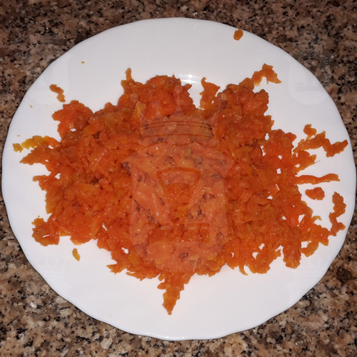 варёная морковь тёртая