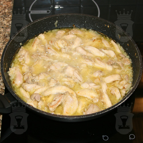Куриное филе в сливочно-горчичном соусе