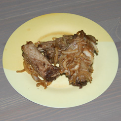 Свиные рёбрышки в соевом соусе, запеченные в духовке